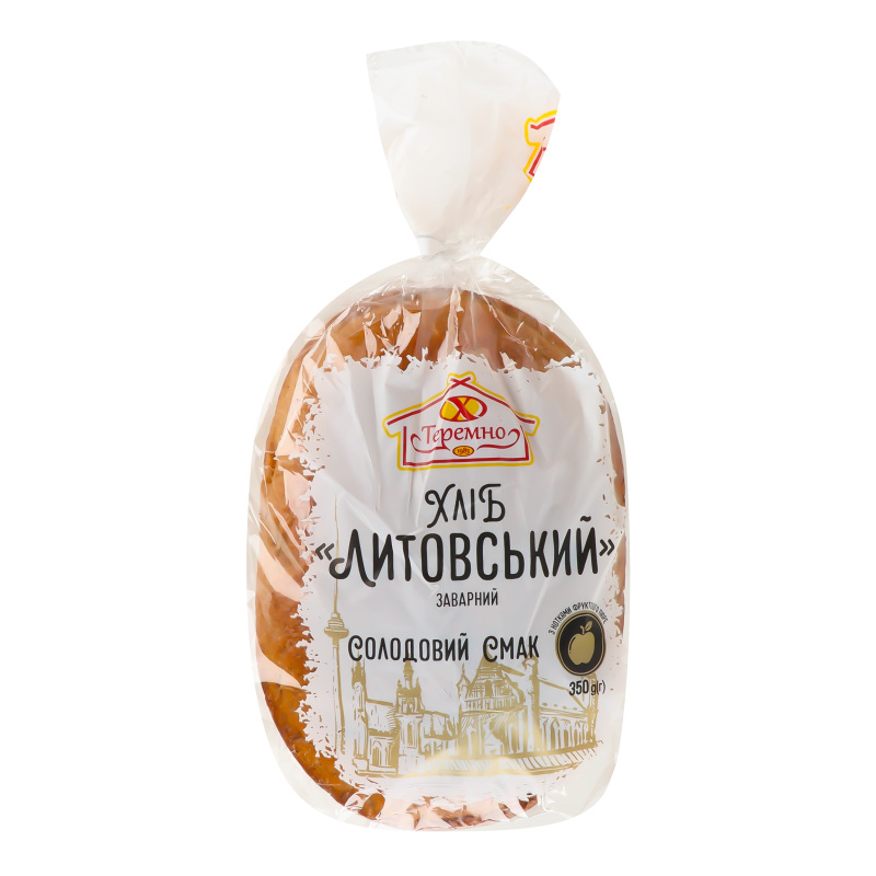 Хліб Теремно 350г Литовський заварний жп