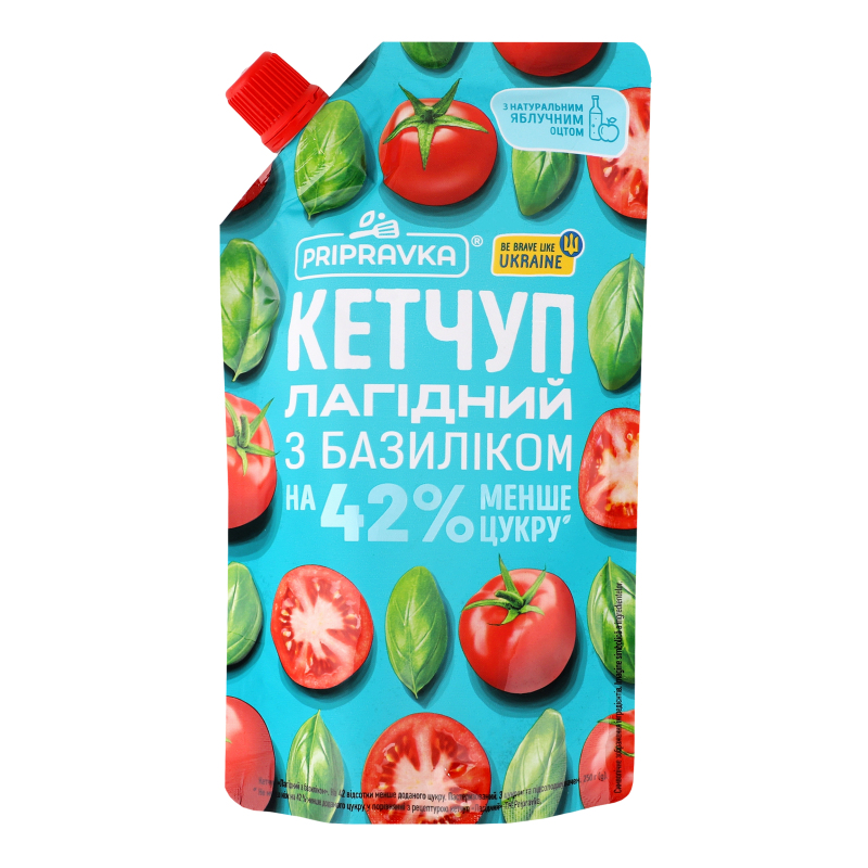 Кетчуп Приправка 250г Лагідний з базилік