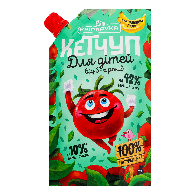 Кетчуп Приправка 200г Д/дітей з бан пюре