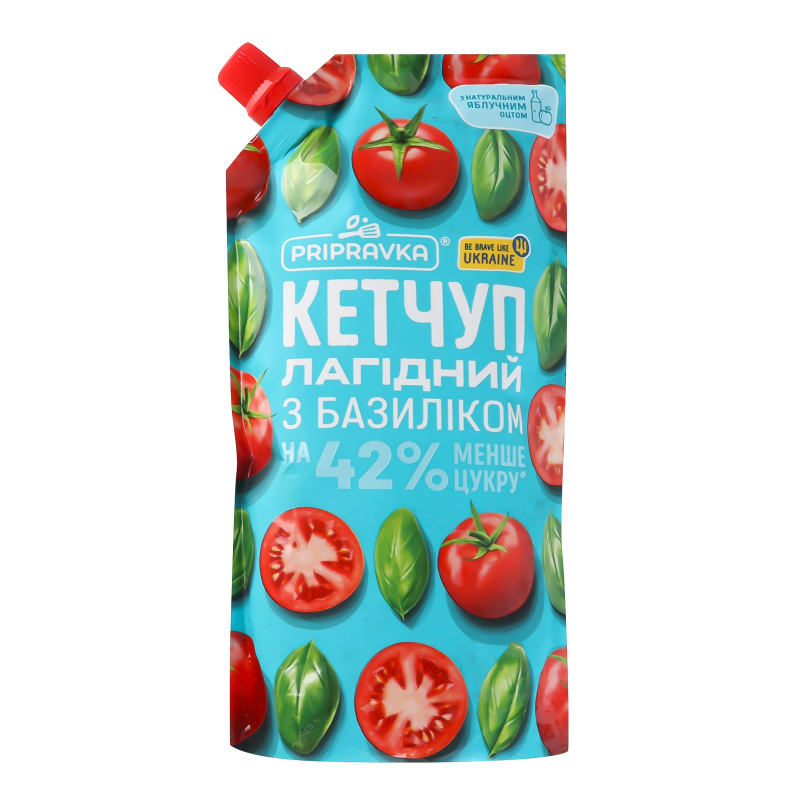 Кетчуп Приправка 400г Лагідний з базилік