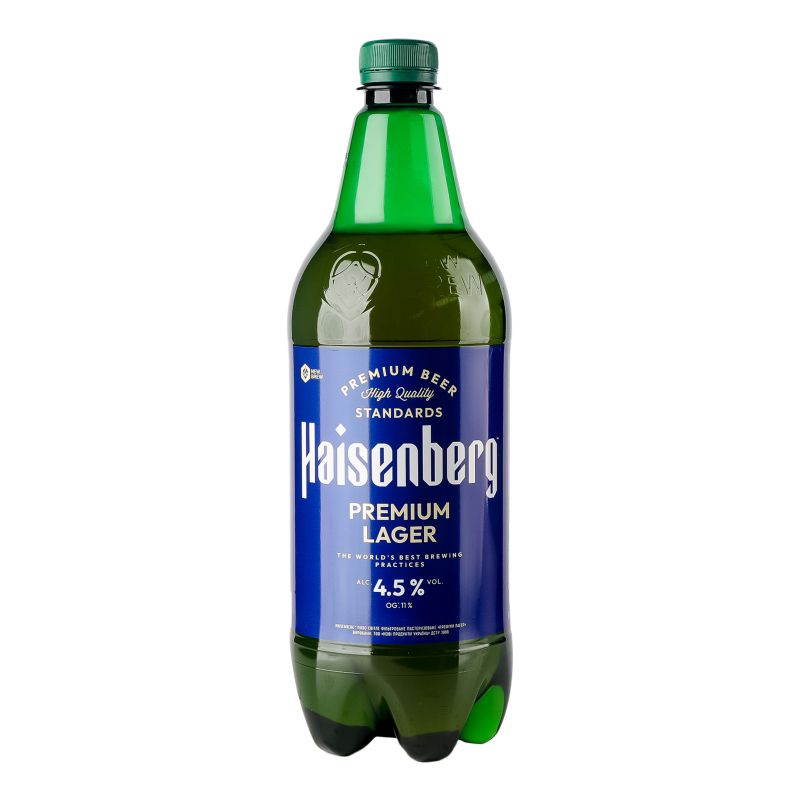 Пиво Haisenberg 1л Преміум лагер 4,5%