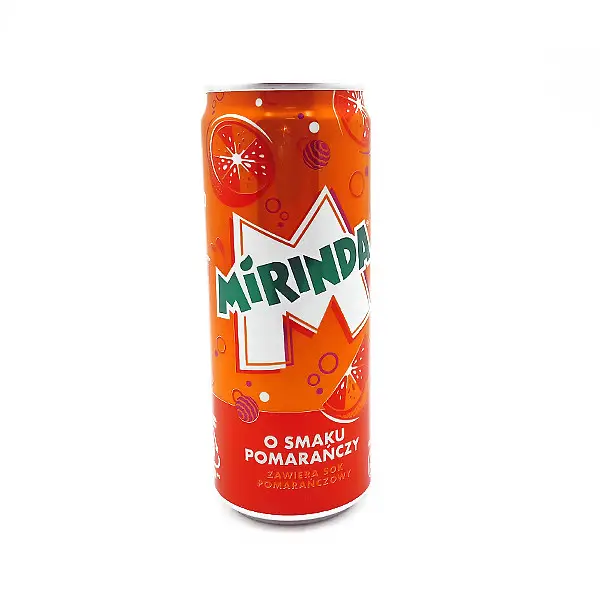 Напій Mirinda 0,33л Orange б/ц ж/б