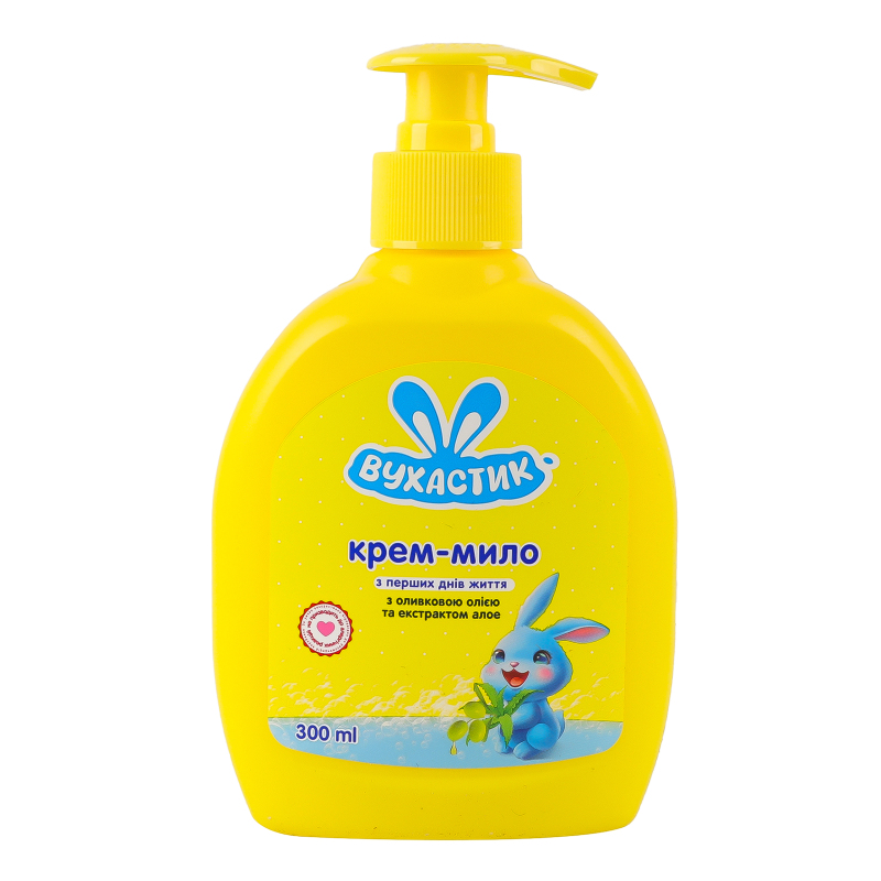 Крем-мило Вухастик дит 300мл Алое