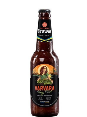 Пиво ВолинськийБровар 0,35л Varvara 6%