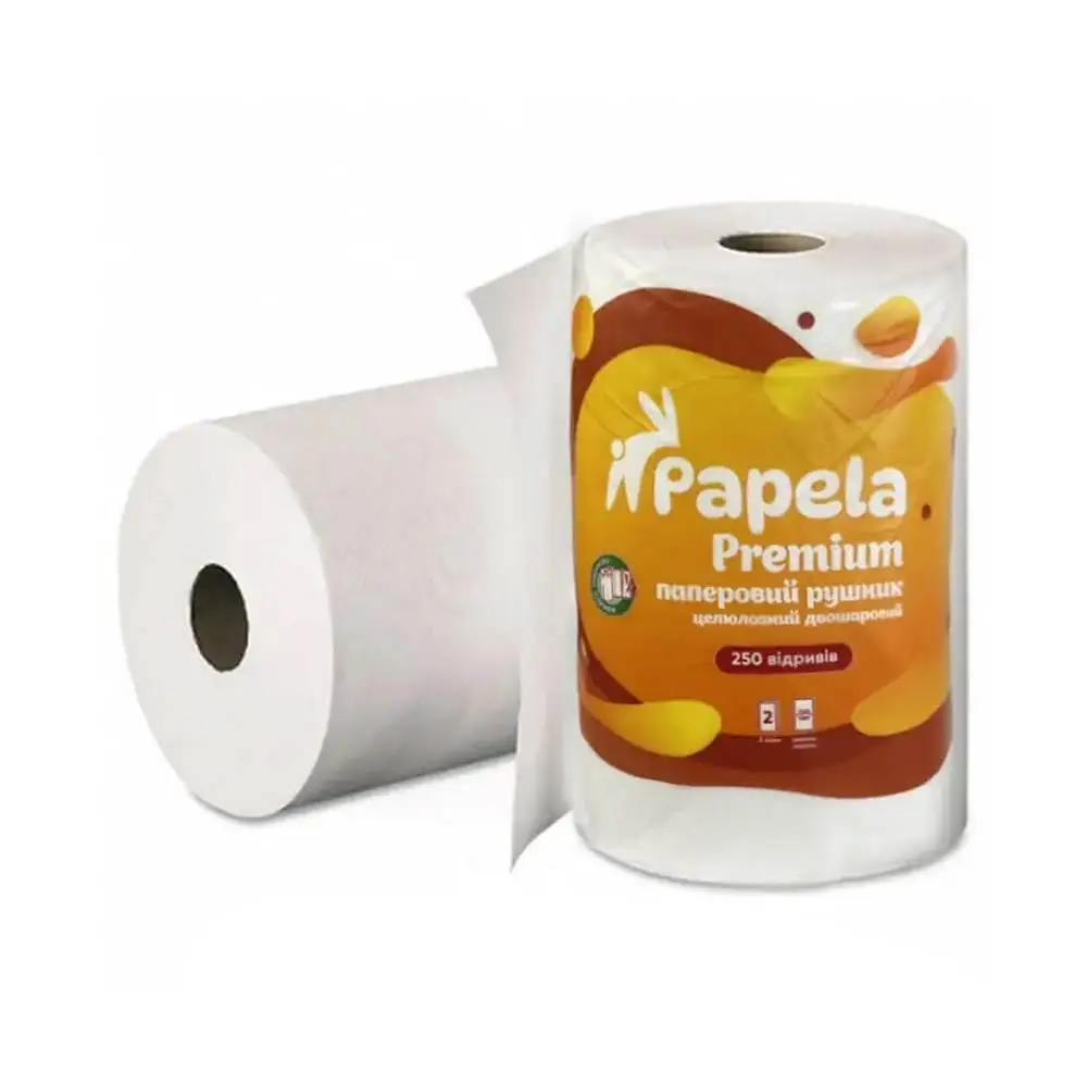 Рушник паперовий Papela Premium 2шар 1шт