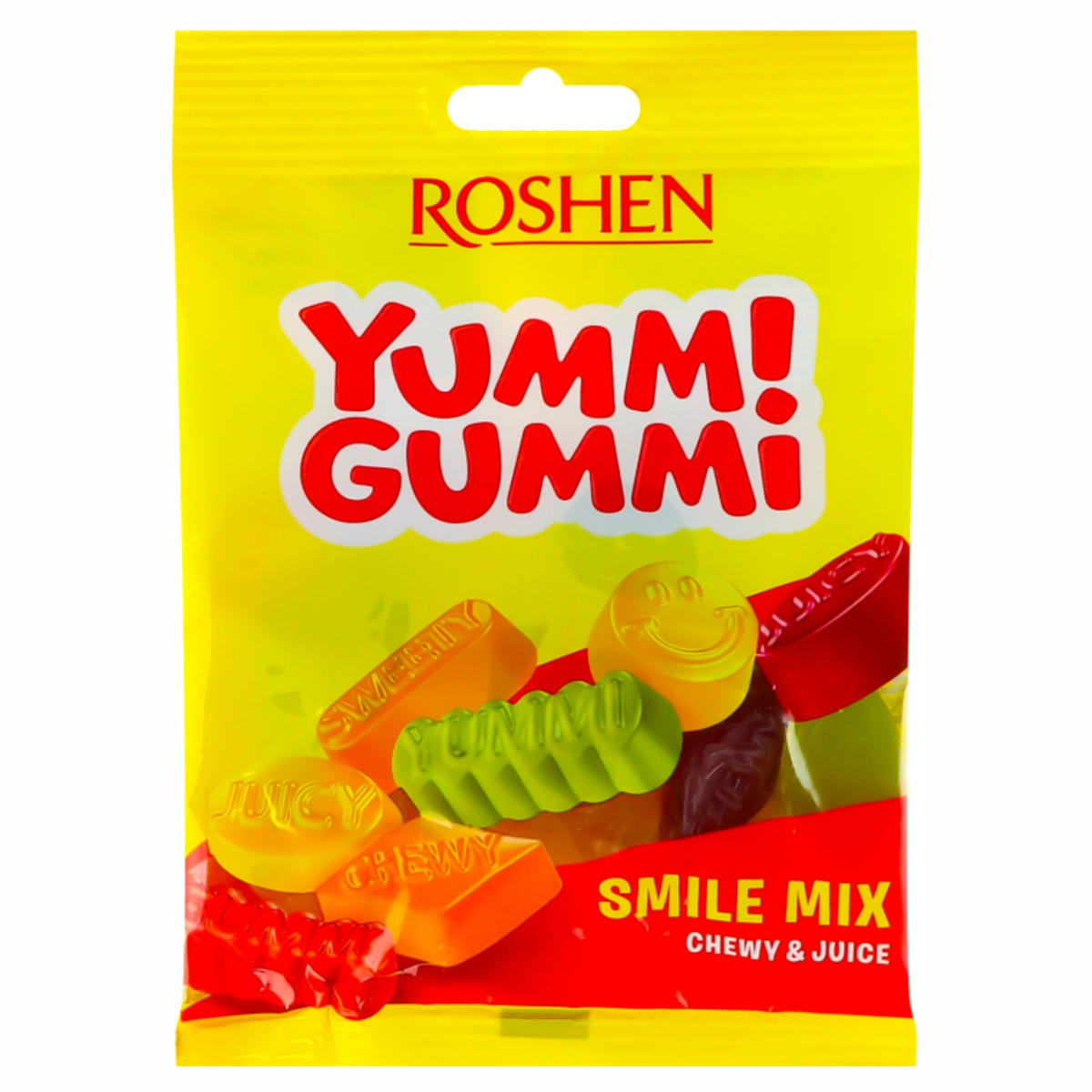 Цукерки ROSHEN 70г YummiGummi Smile Mix
