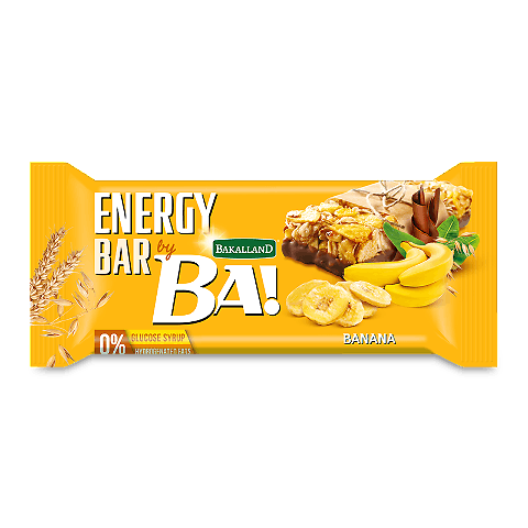 Батончик Bakalland 40г Energy Bar банан