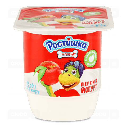 Йогурт Ростишка 2% 115г Персик