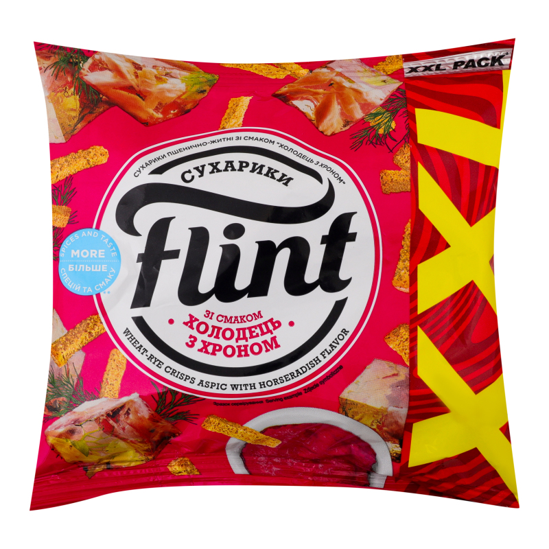 Сухарики Флінт 140гПшен-житнХолодХрін