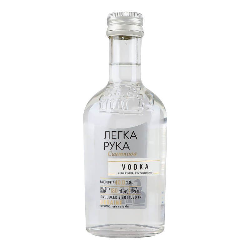 Горілка Легка Рука 0,18л Святкова 40%