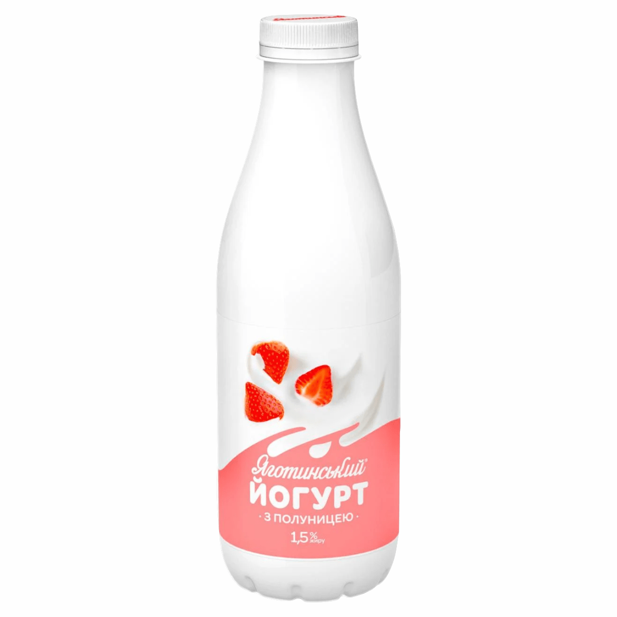 Йогурт Яготинське 1,5% 750г Полуниця