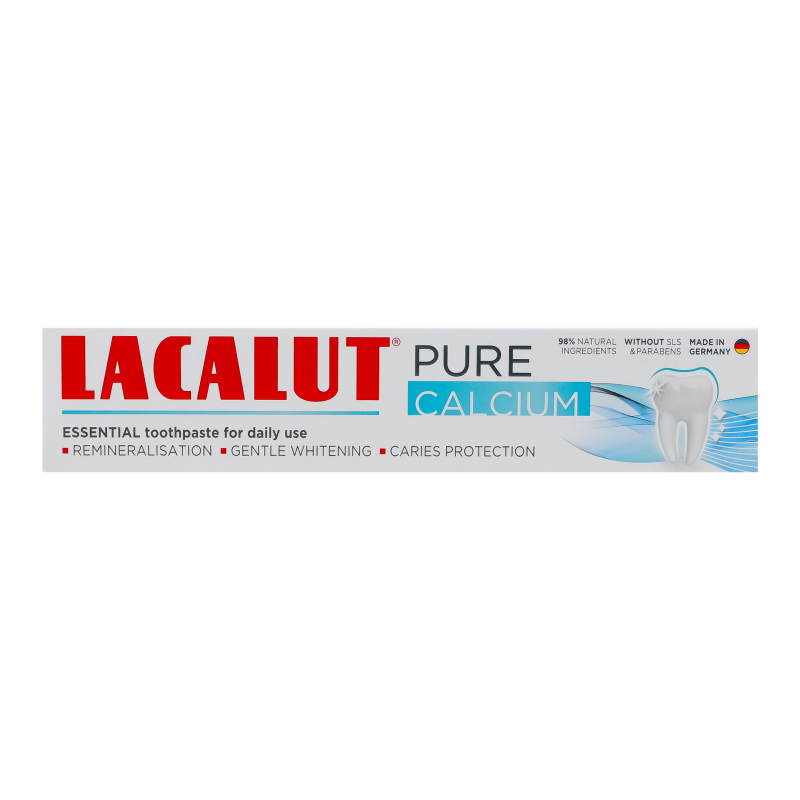 Зуб паста LACALUT 75мл Pure Calcium