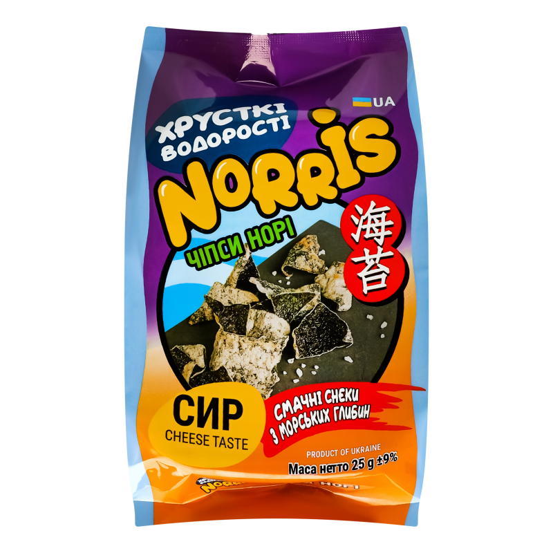 Чипси Norris норі 25г Сир