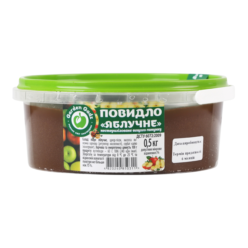 Повидло Gadz 500г Яблучне