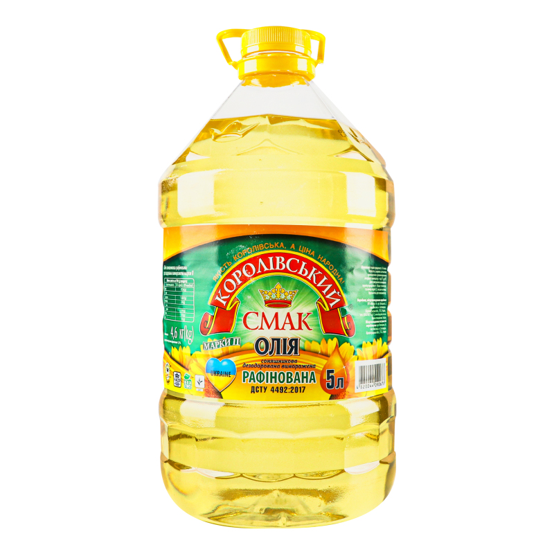 Олія Королівський Смак 5л Рафінована