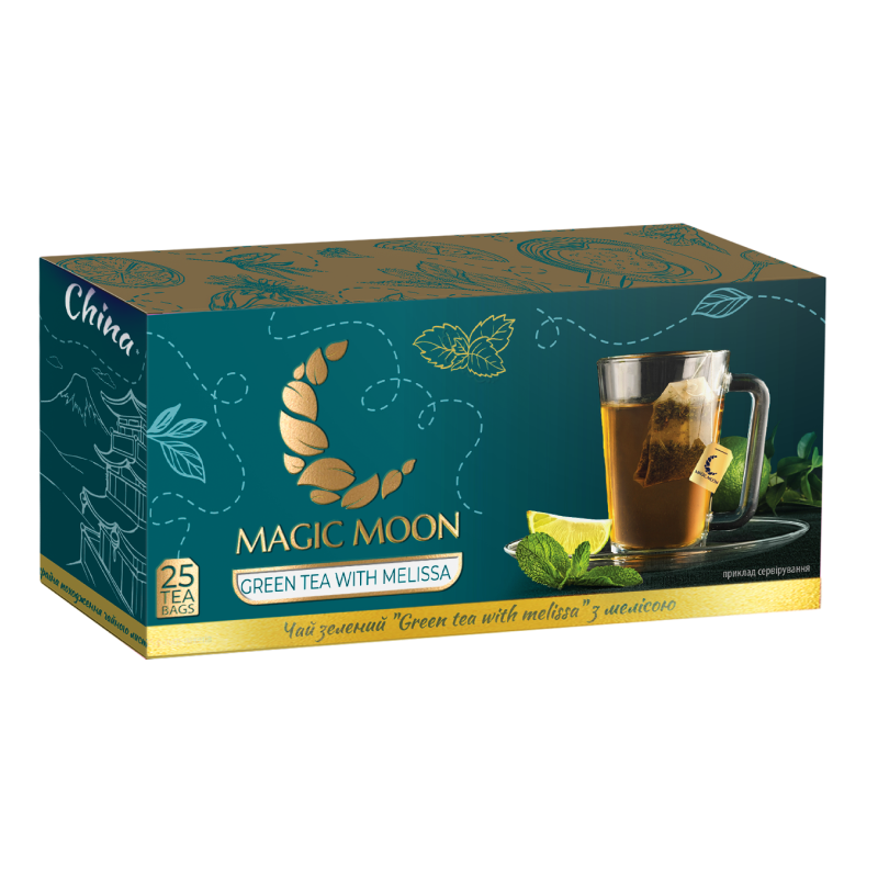 Чай Magic Moon 25*1,8г Зелений з мелісою