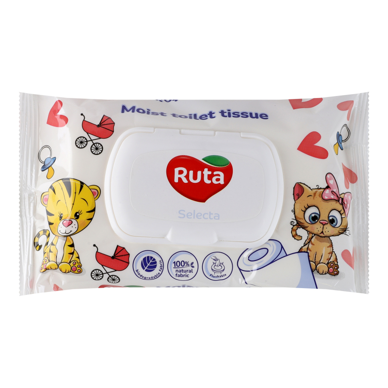 Папір туалетний вол Ruta Selecta 40шт