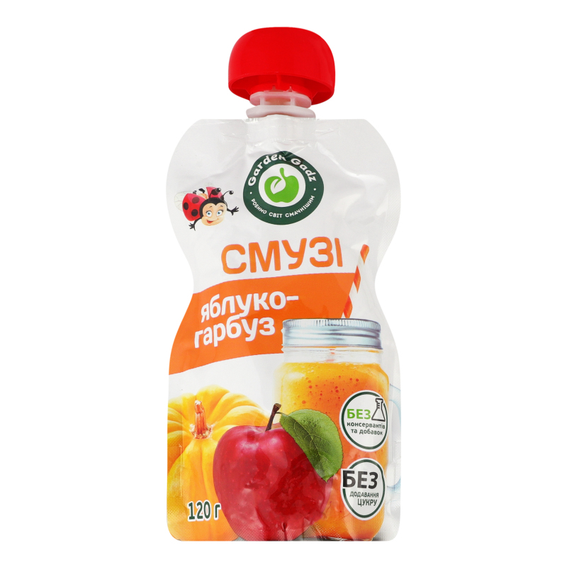 Смузі Gadz 120г Яблуко-Гарбуз