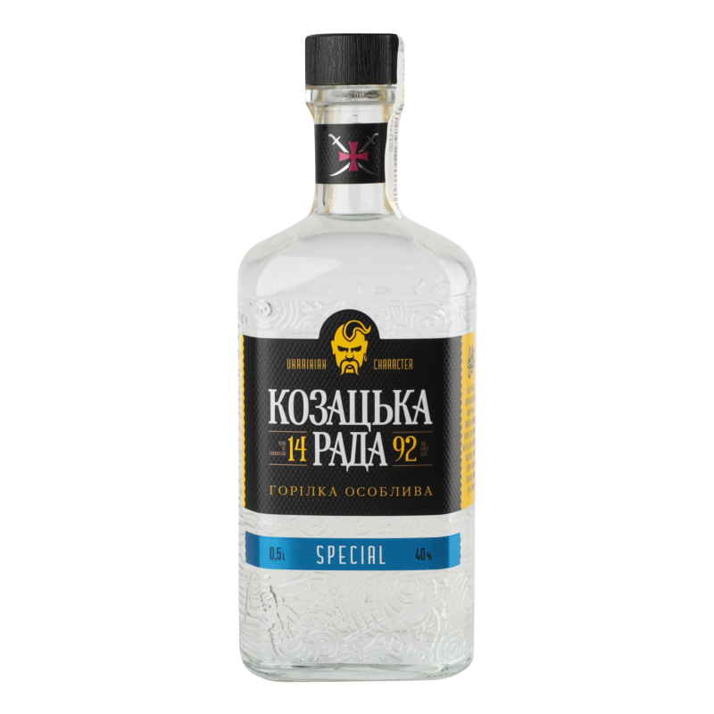 Горілка Козацька Рада 0,5л Special 40%