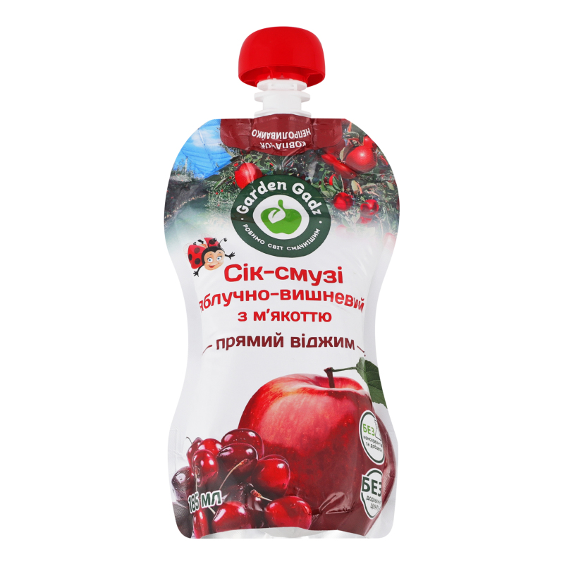 Сік-смузі GADZ 185мл Яблучно-вишневий