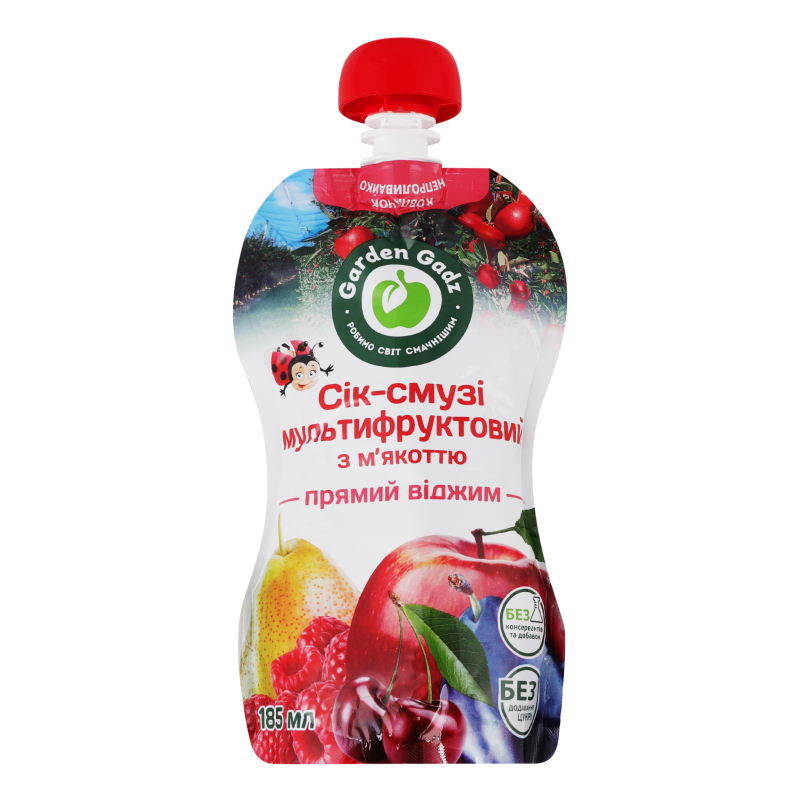 Сік-смузі GADZ 185мл Мультифруктовий