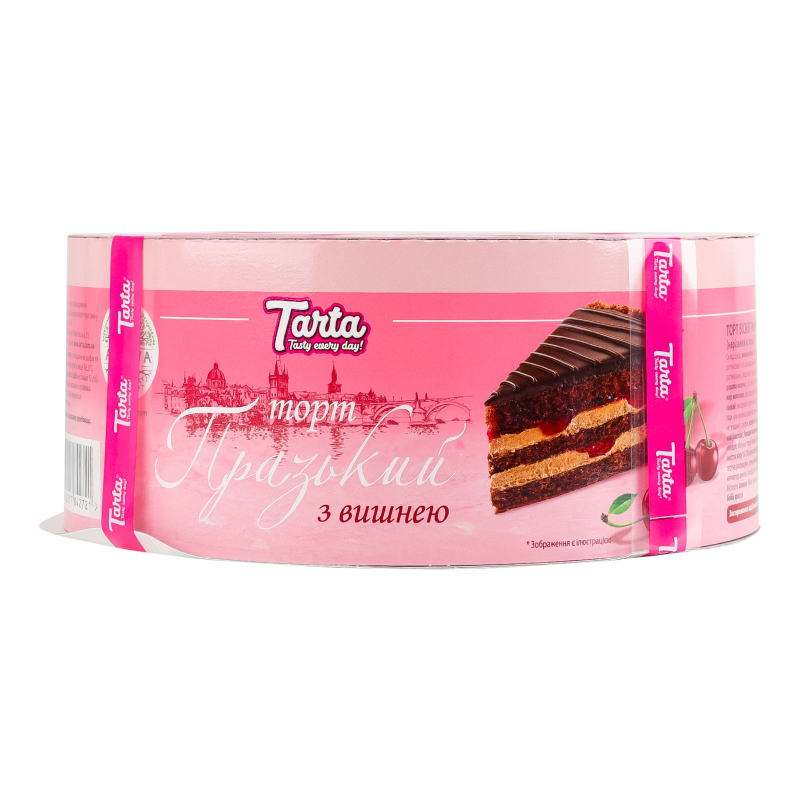 Торт Tarta 450г Празький з вишнею