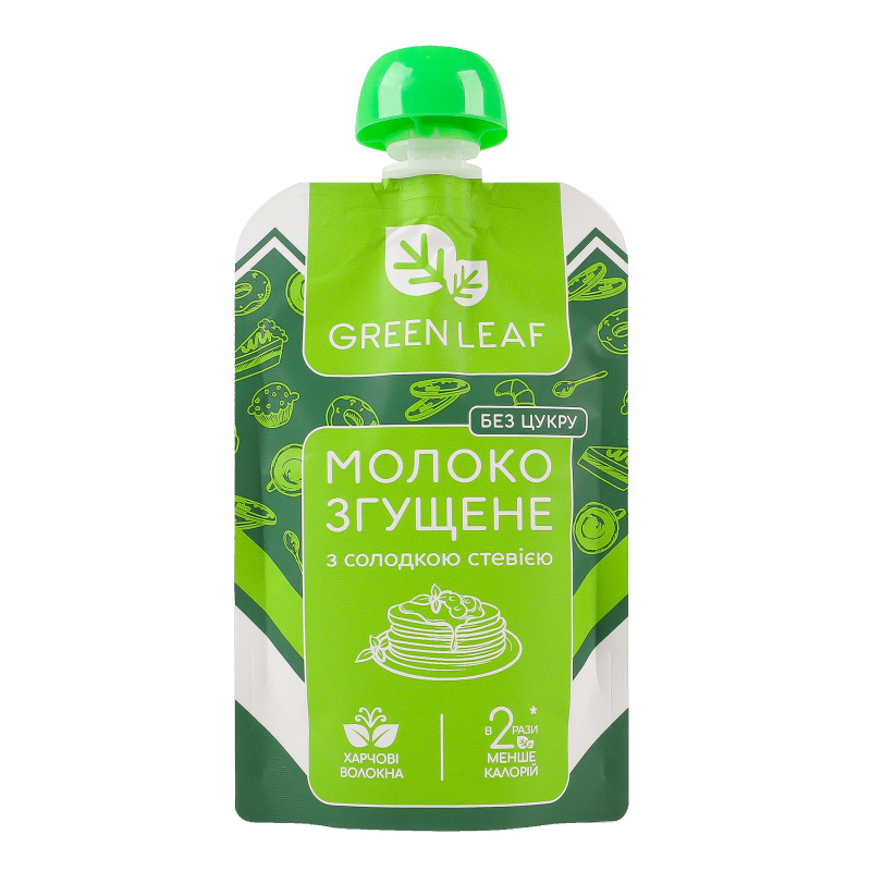 Молоко згущене Green Leaf 90г з сол стев