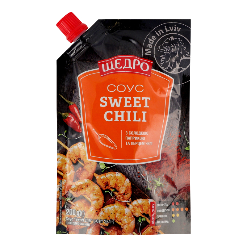 Соус Щедро д/п 200г Світ чилі