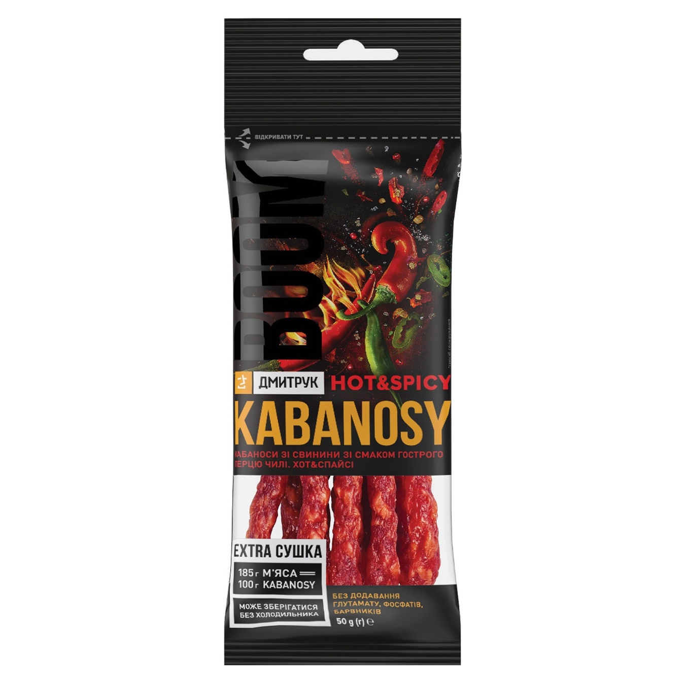 Кабаноси Дмитрук 40г HOT&SPICY