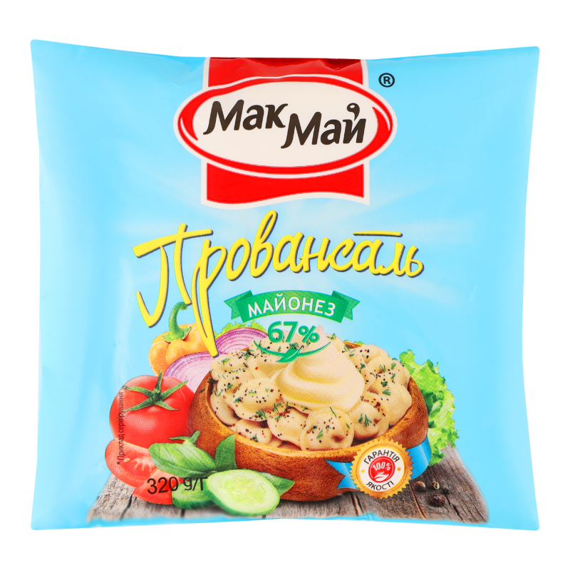 Майонез Мак Май 67% 320г Провансаль