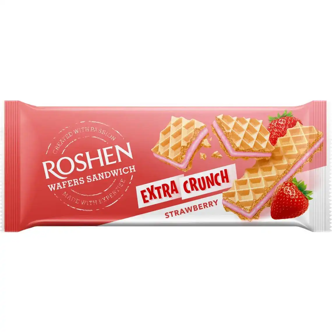 Вафлі ROSHEN 142гWafersSandwCrunchПолуни