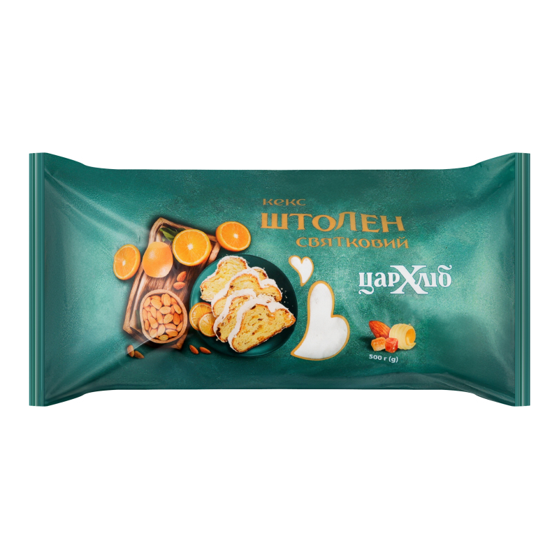Кекс Цар Хліб 500г Штолен Святковий