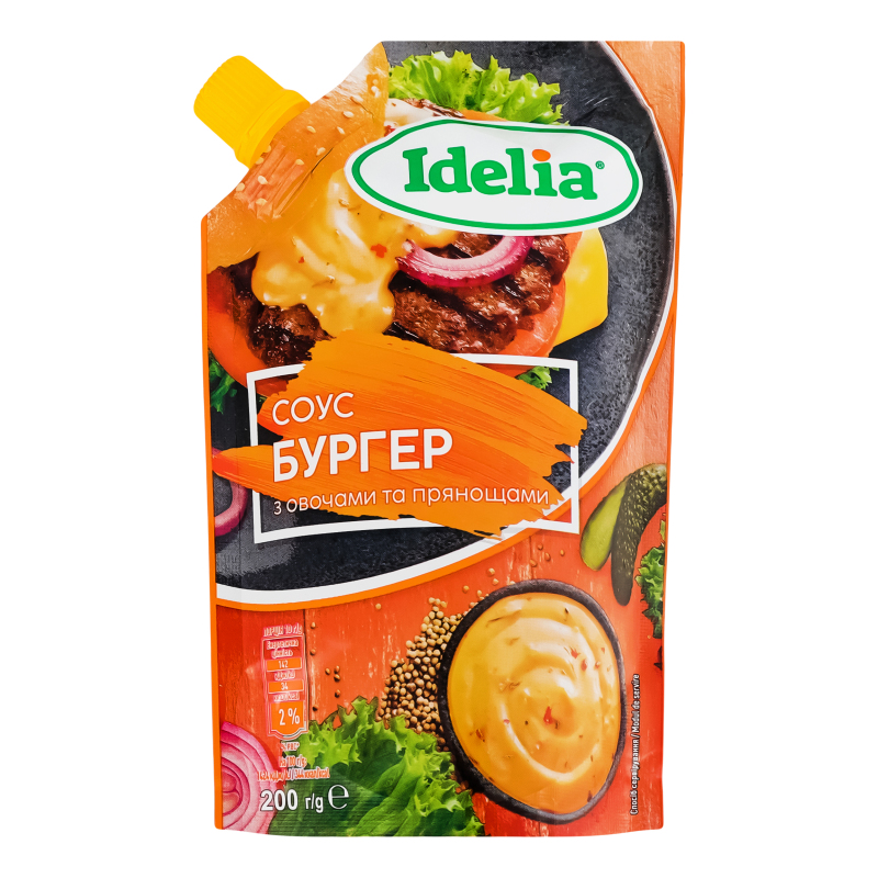 Соус Idelia 200г Бургер