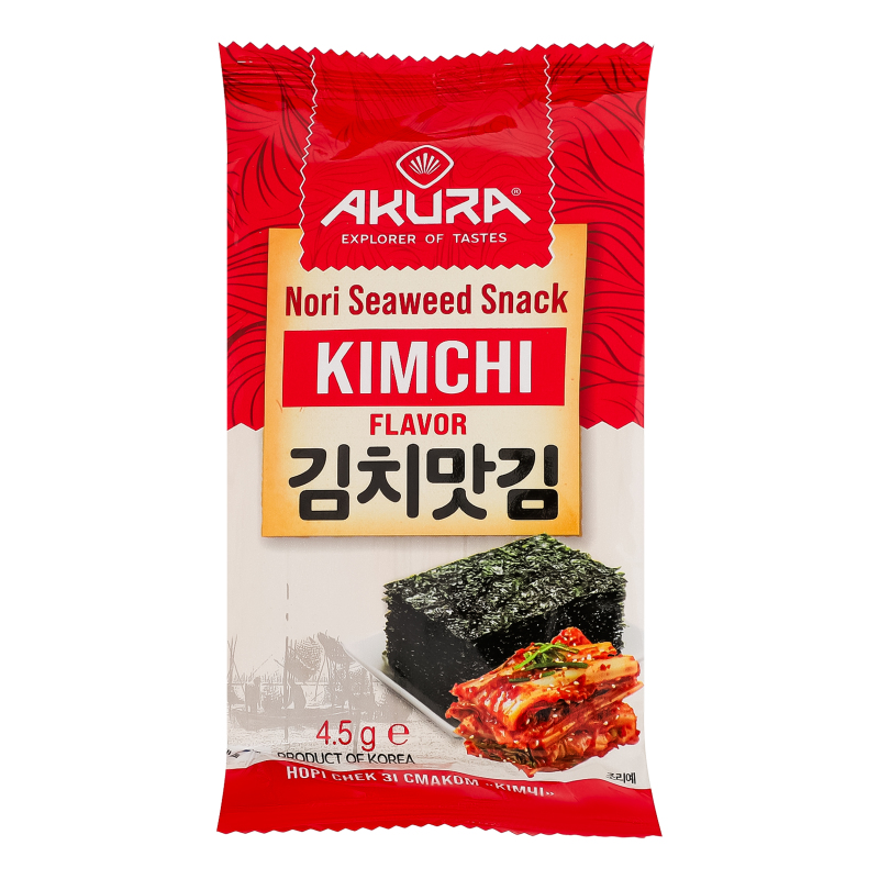 Снеки Akura 4,5г Норі Кімчі