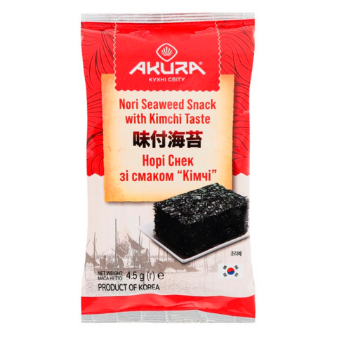 Снеки Akura 4,5г Норі Кімчі