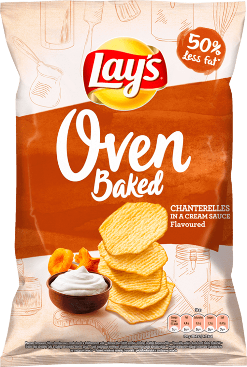 Чипси Lay's 110г Baked Лисички у сметані