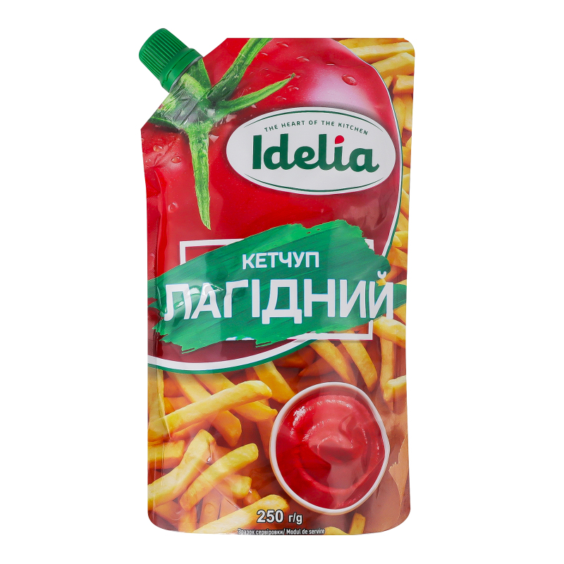 Кетчуп Idelia 250г Лагідний
