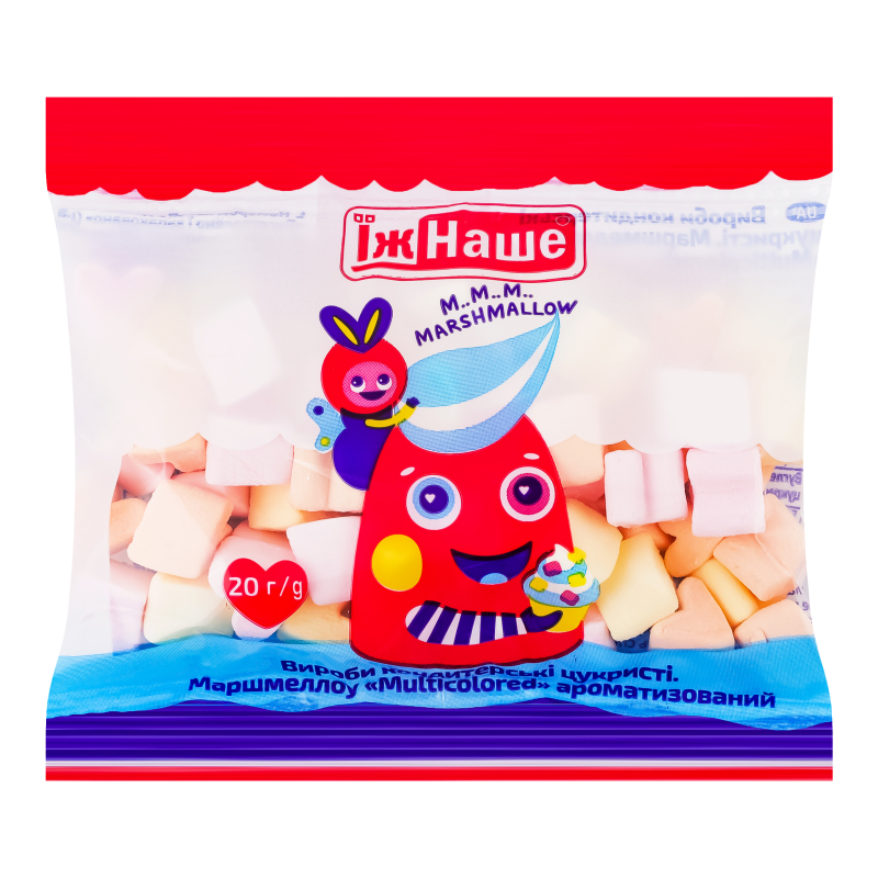 Маршмелоу Їж Наше 20г Multicolored