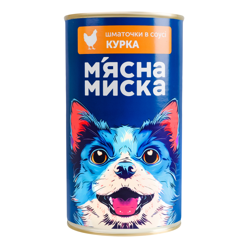 Консерв Мясна миска дс 1240гКурка в соус