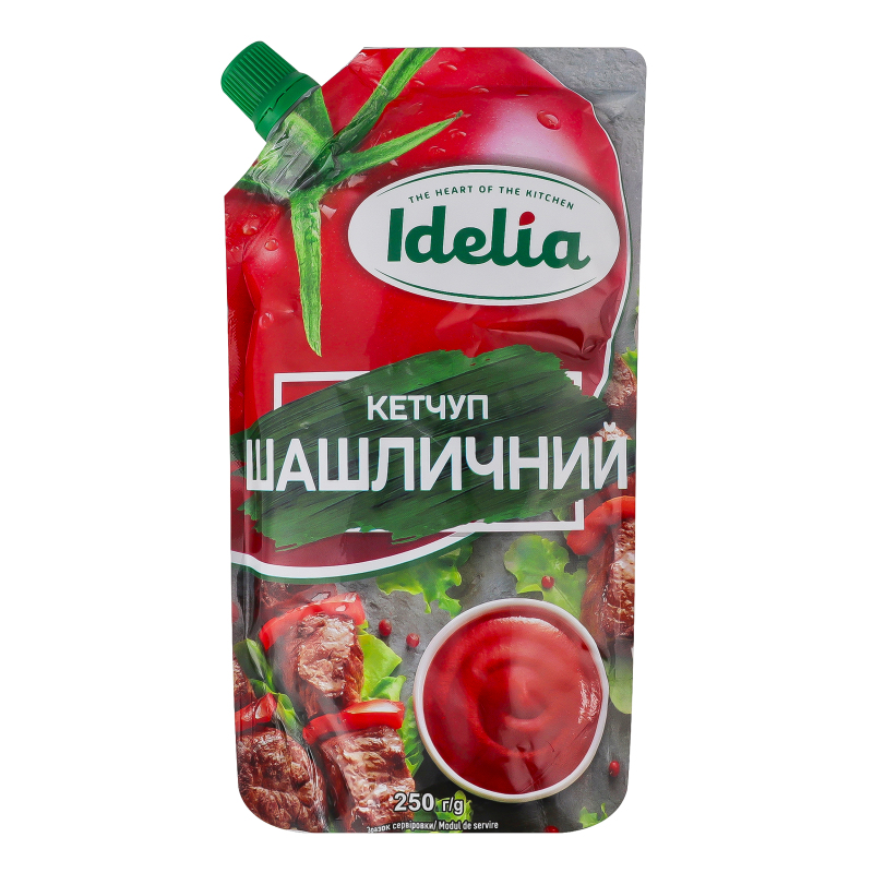 Кетчуп Idelia 250г Шашличний