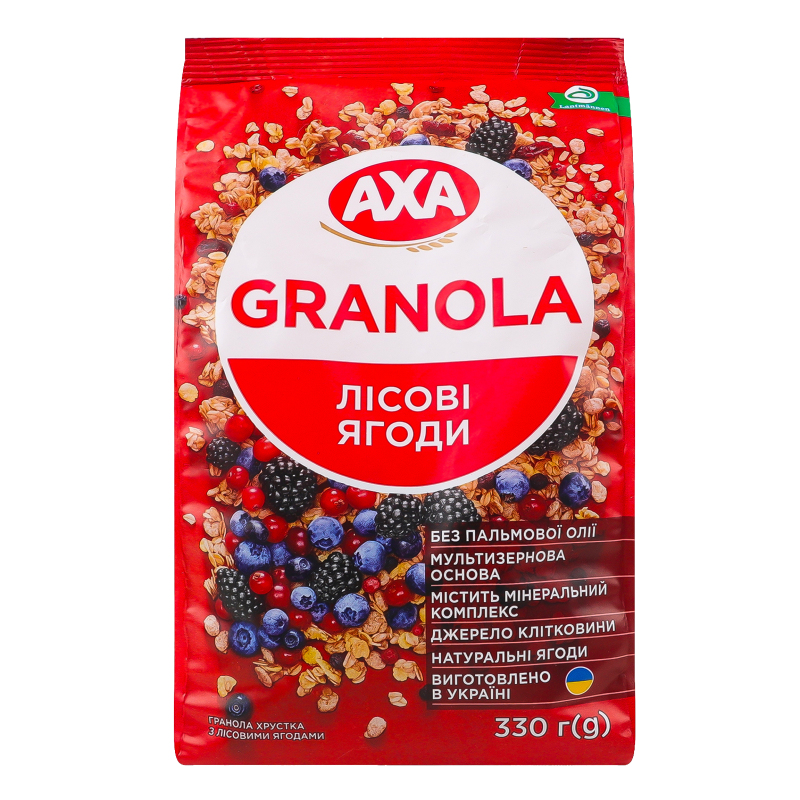 Гранола АХА 330г з Лісовими ягодами
