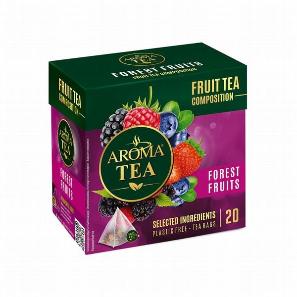 Чай AROMA TEA 20х2г Лісові ягоди в пірам
