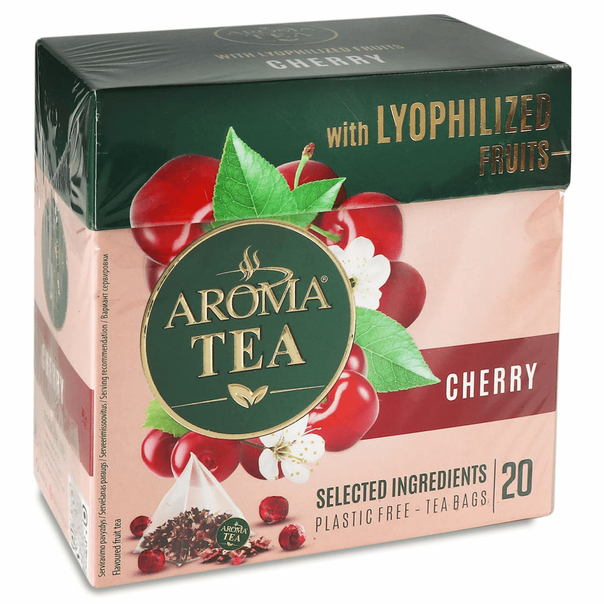 Чай AROMA TEA 20х1,5ЧорнСублім Вишня пір