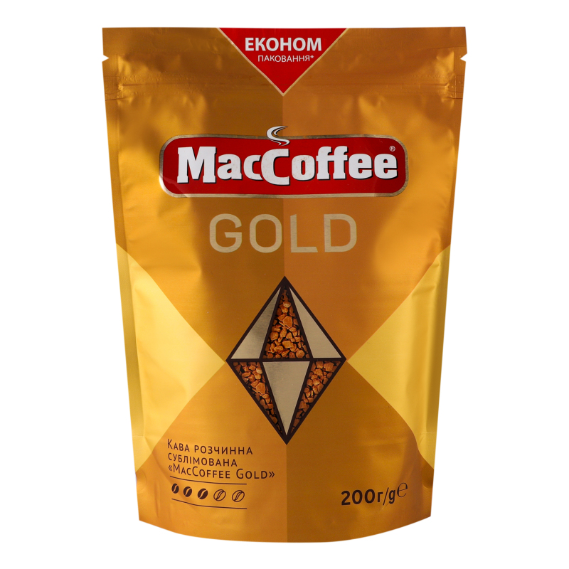 Кава MacCoffee 200г Gold розч сублім