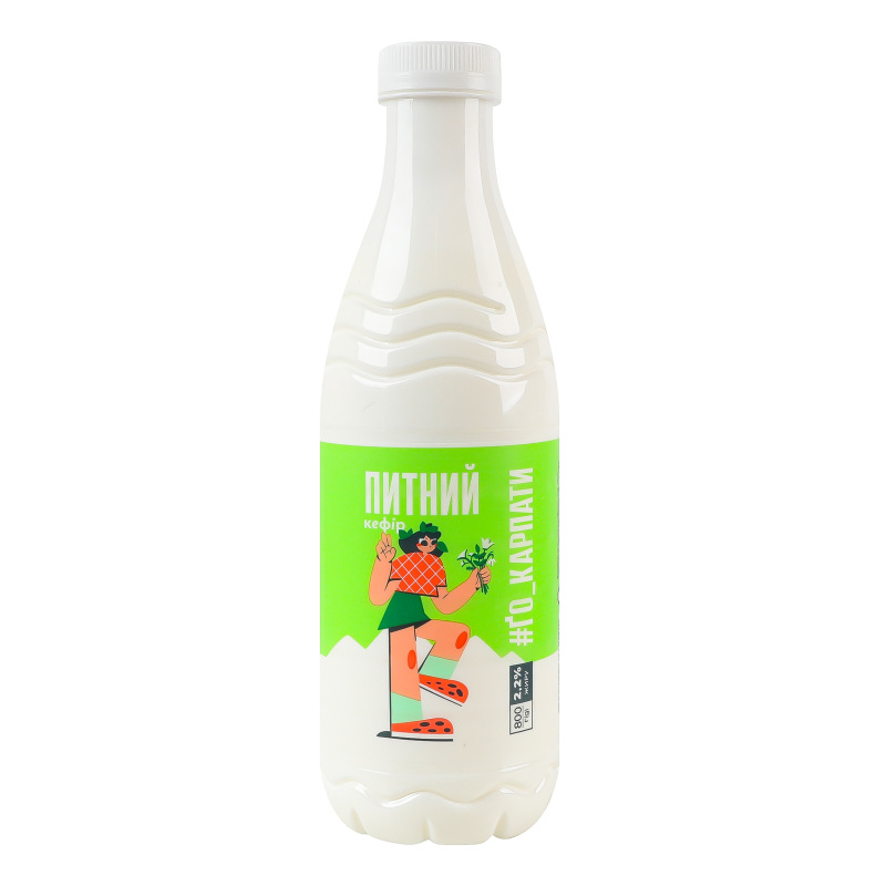 Кефір  ҐоКарпати2,2% 800г питний