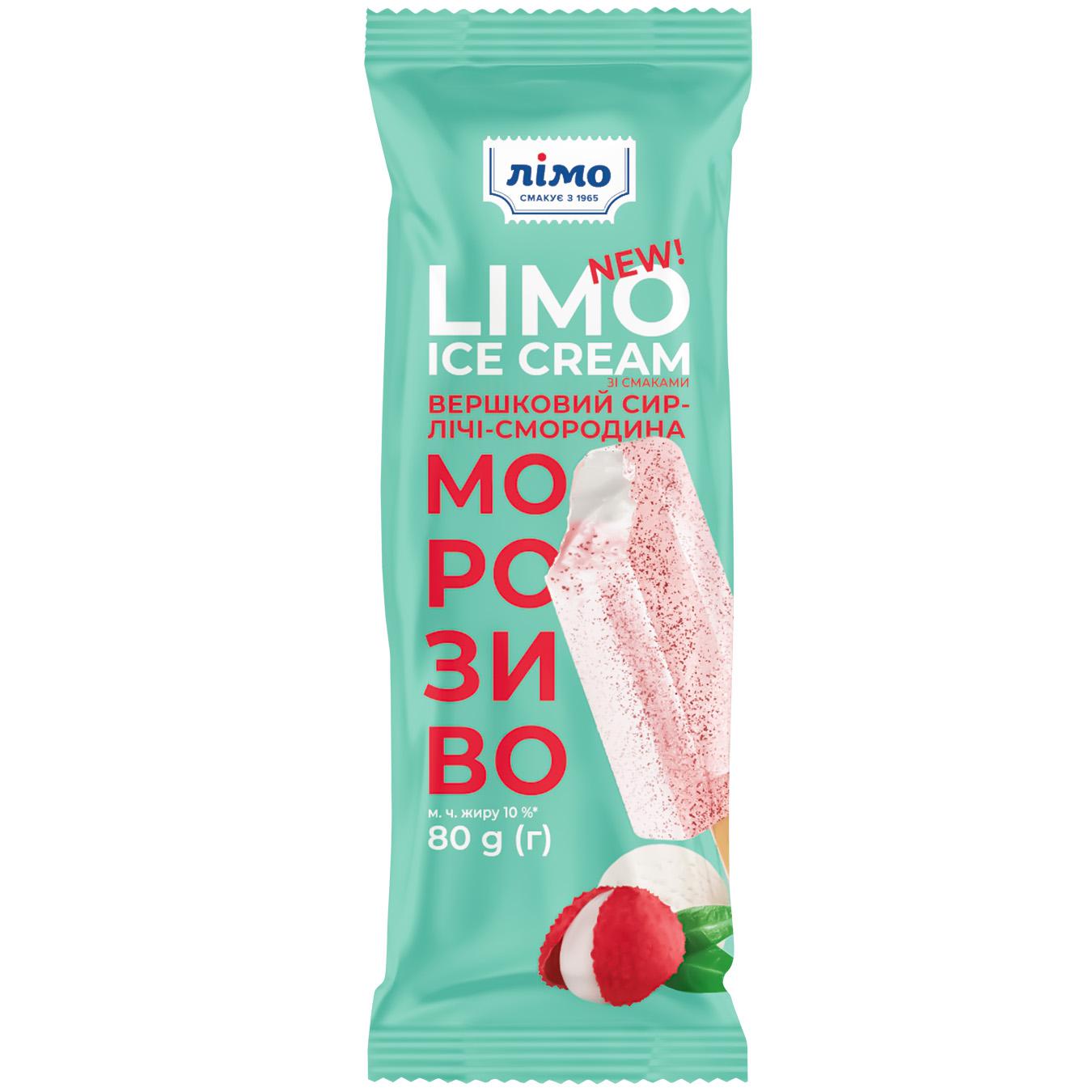 Морозиво Лімо 80г Ice CreamСир-лічі-смор