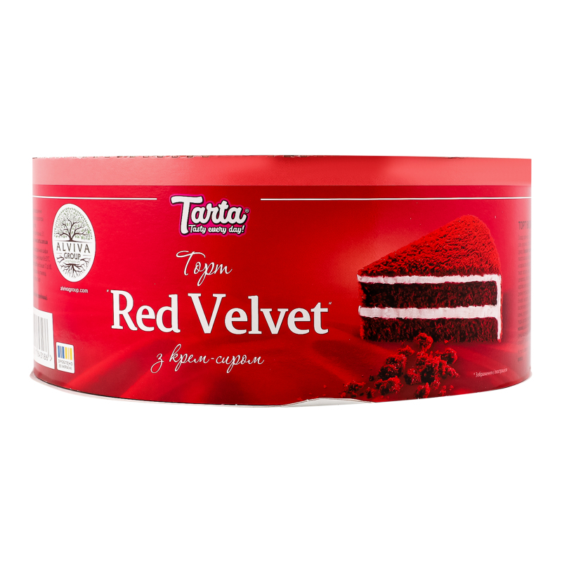 Торт Tarta 450г Red Velvet бісквітний