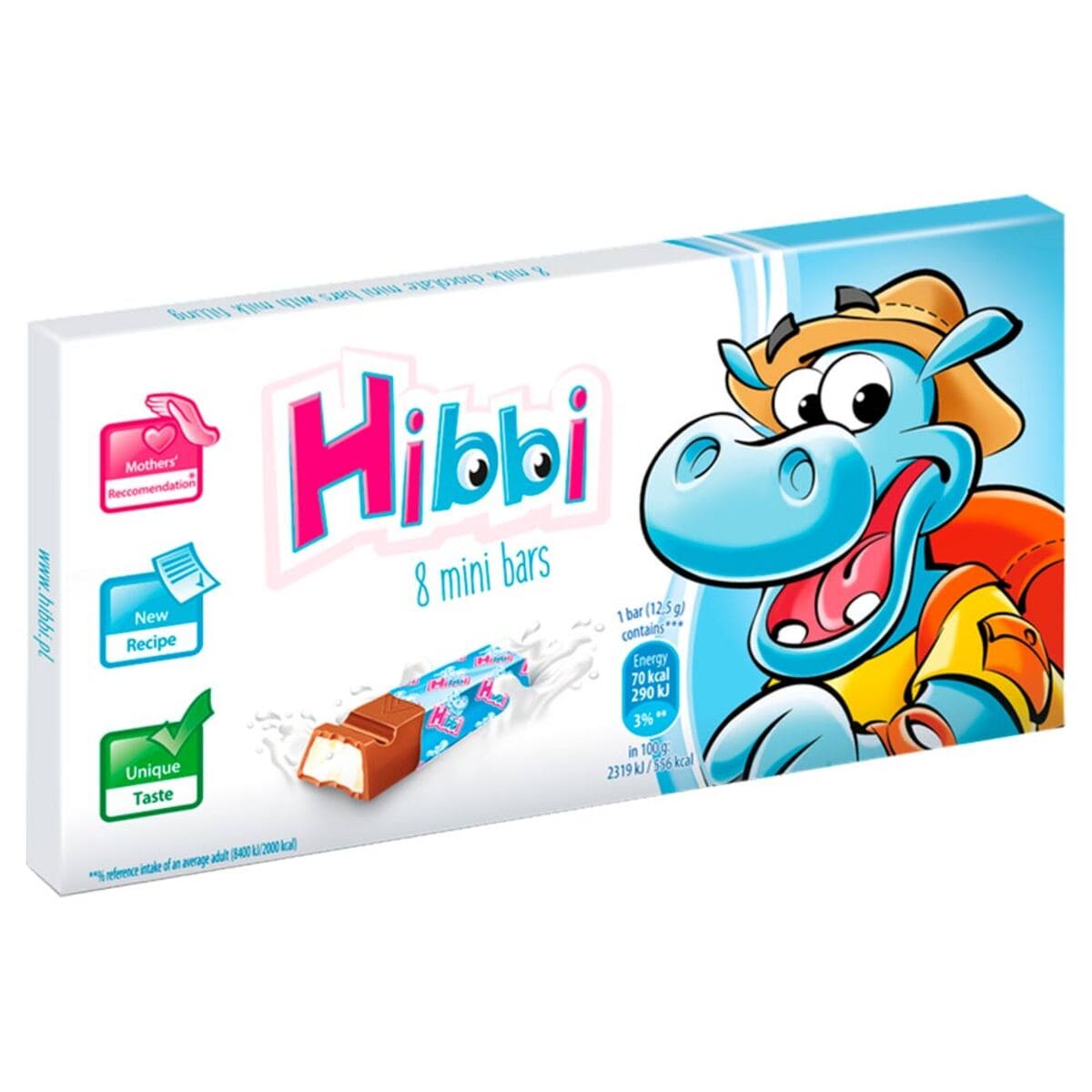 Шоколад Hibbi 100г Молочний