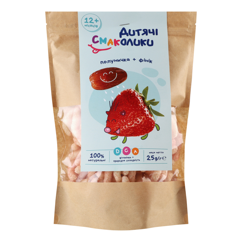 Круп'яні пал ДитячіСмаколики25г ПолунФін