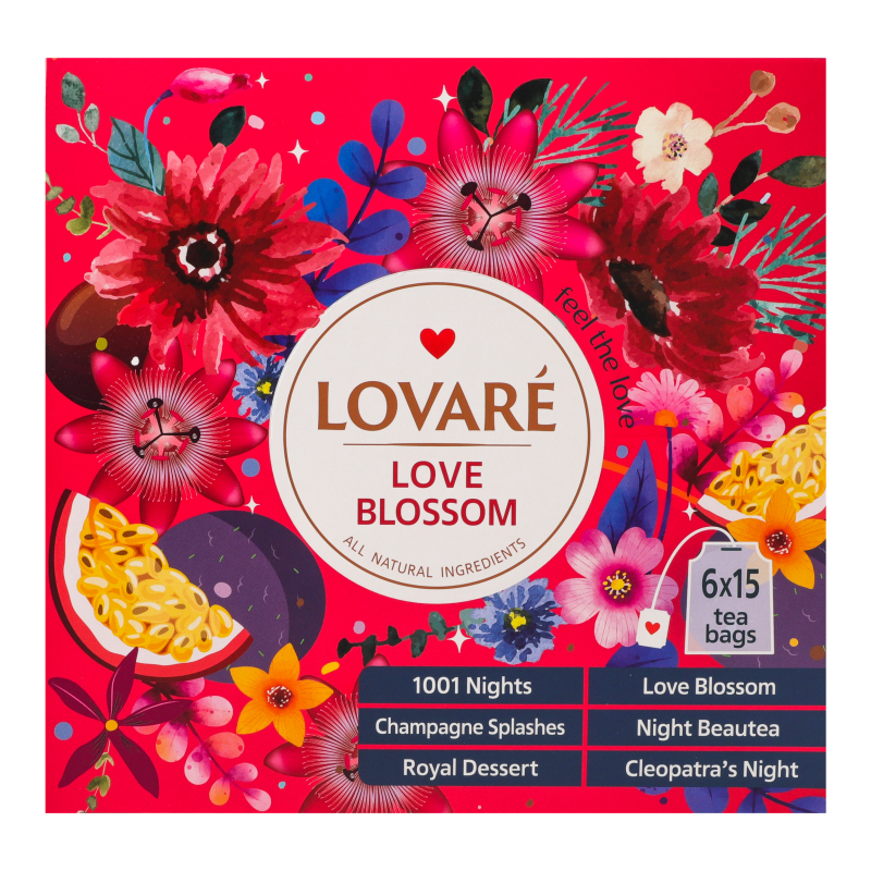 Чай Lovare 90шт*2г Love Blossom